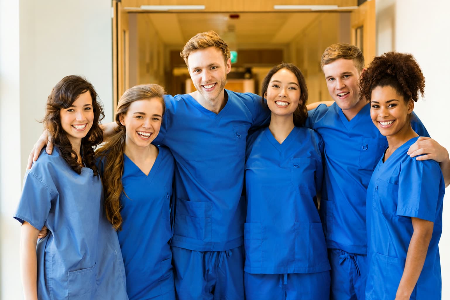 Medical scrub and hospitality uniform range supplied by Dynamic Enterprises